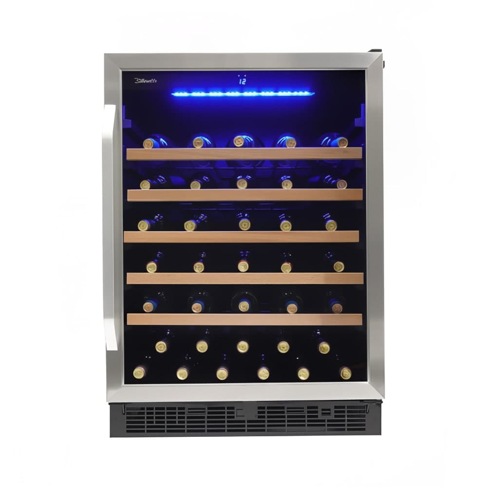 Danby SWC057D1BSS 24" One Section Wine Cooler w/ (1) Zone - 50 Bottle Capacity, 115v