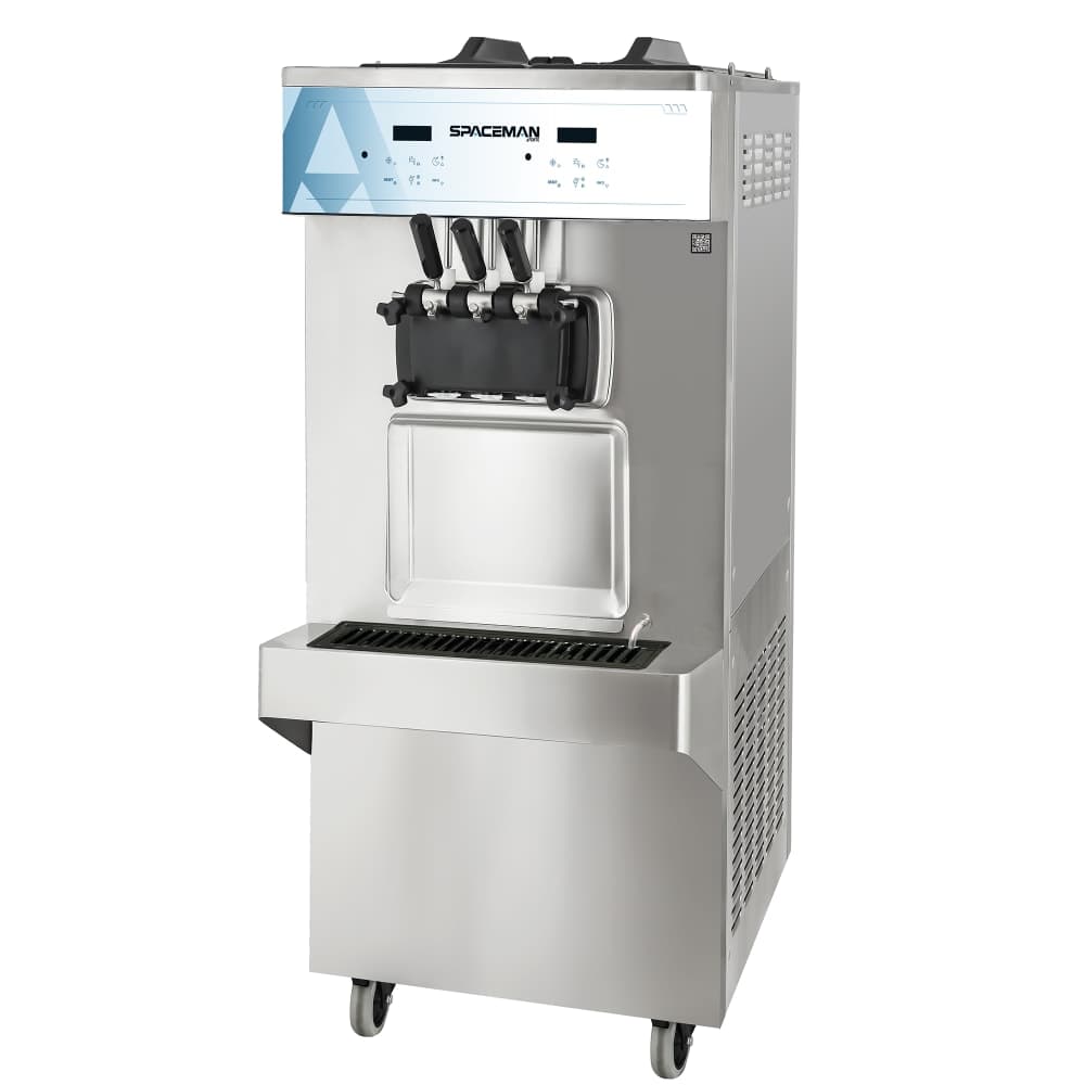 Spaceman 6378-C Soft Serve Ice Cream Machine w/ (2) 20 qt Flavor Hoppers, 208-230v, 1ph