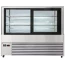 MoTak MCD59-2X 58 1/8" Full Service Bakery Case w/ Straight Glass - (3) Levels, 115v thumbnail 6