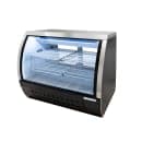 MoTak MDC36-X 36 1/4" Full Service Deli Case w/ Curved Glass - (3) Levels, 115v thumbnail 2