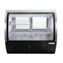 MoTak MDC36-X 36 1/4" Full Service Deli Case w/ Curved Glass - (3) Levels, 115v thumbnail 3