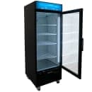 MoTak MGD-1DR-23-X 28 3/8" One Section Glass Door Merchandiser - (1) Right Hinge Door, Black, 115v thumbnail 3