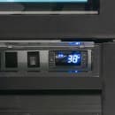 MoTak MGD-2DR-36-HC 39 1/2" Two Section Glass Door Merchandiser - (2) Left/Right Hinge Doors, Black, 115v thumbnail 10