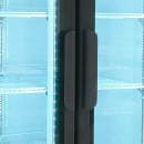 MoTak MGD-2DR-36-HC 39 1/2" Two Section Glass Door Merchandiser - (2) Left/Right Hinge Doors, Black, 115v thumbnail 13