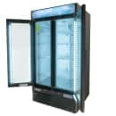 MoTak MGD-2DR-36-HC 39 1/2" Two Section Glass Door Merchandiser - (2) Left/Right Hinge Doors, Black, 115v thumbnail 6