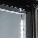 MoTak MGD-2DR-48-X 53 1/8" Two Section Glass Door Merchandiser - (2) Left/Right Hinge Doors, Black, 115v thumbnail 17