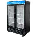 MoTak MGD-2DR-48-X 53 1/8" Two Section Glass Door Merchandiser - (2) Left/Right Hinge Doors, Black, 115v thumbnail 5