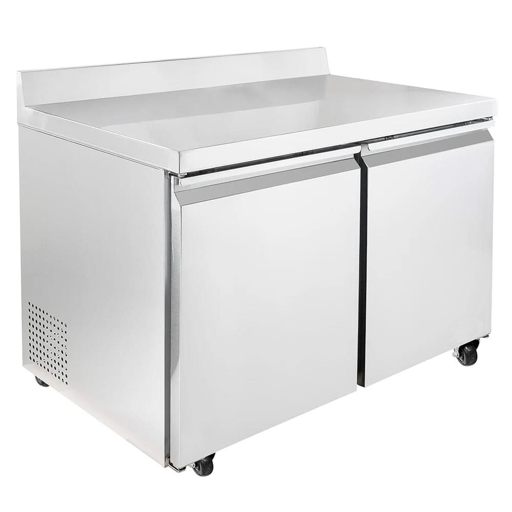 MoTak MWF-48-X 47 1/4" W Worktop Freezer w/ (2) Sections & (2) Doors, 115v
