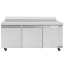 MoTak MWF-72-HC 71 7/10" W Worktop Freezer w/ (3) Sections & (3) Doors, 115v thumbnail 3