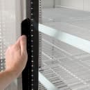 MoTak MGD-2DR-47-X 53 1/8" Two Section Glass Door Merchandiser - (2) Sliding Doors, 115v, Black thumbnail 13