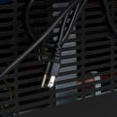 MoTak MGD-2DR-47-X 53 1/8" Two Section Glass Door Merchandiser - (2) Sliding Doors, 115v, Black thumbnail 8