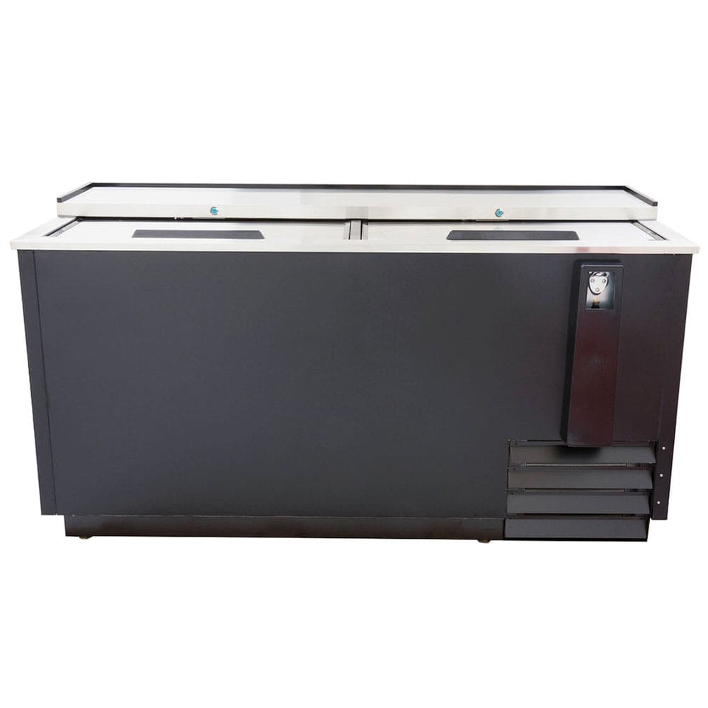 eQuipped 65" Forced Air Bottle Cooler - Holds (576) 12 oz Bottles, Black, 115v (VRBC65)