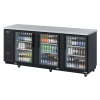 eQuipped 90" Bar Refrigerator - 3 Swinging Glass Doors, 115v (VUBB4) thumbnail 2