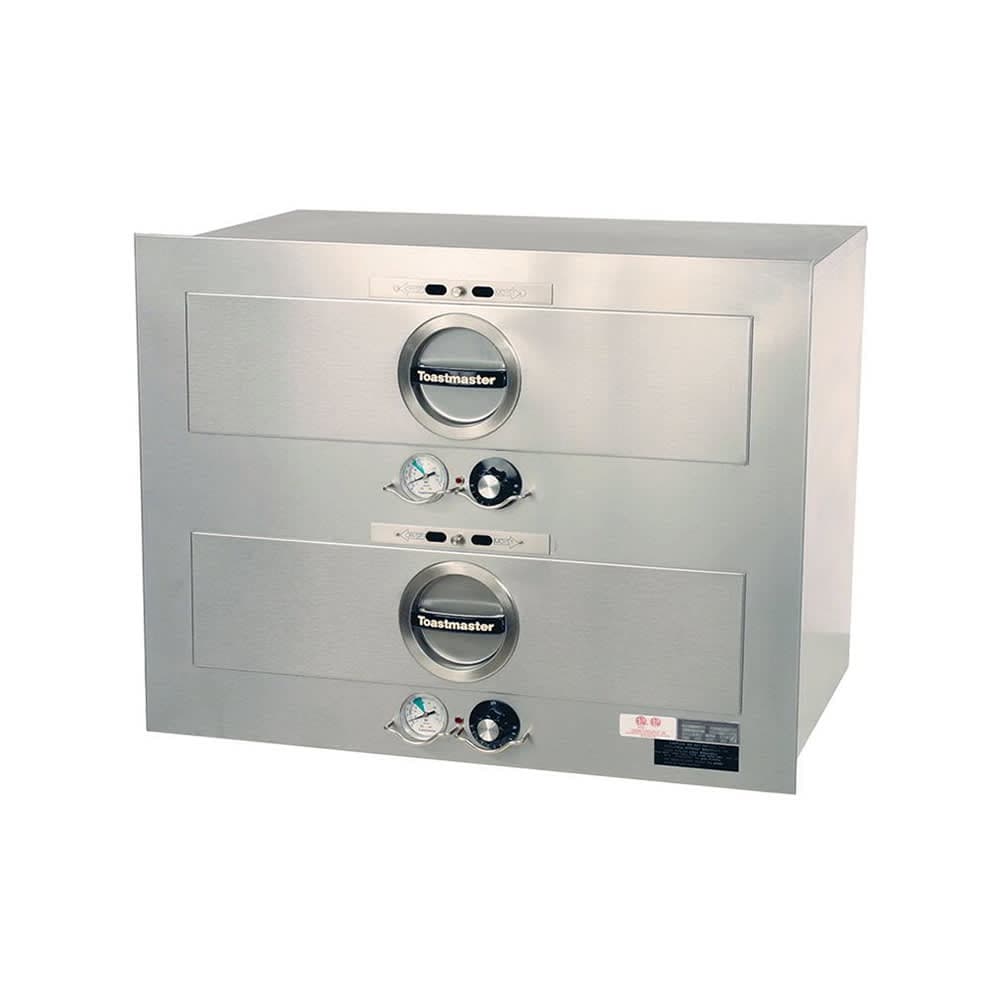 Toastmaster 3B84AT72 29.19"W Built In Warming Drawer w/ (2) 21.5 "Compartments, 208-240v/1ph
