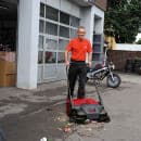 Bissell BG-477 31" Push-Power Deluxe Sweeper w/ (3) Brushes, Orange thumbnail 3