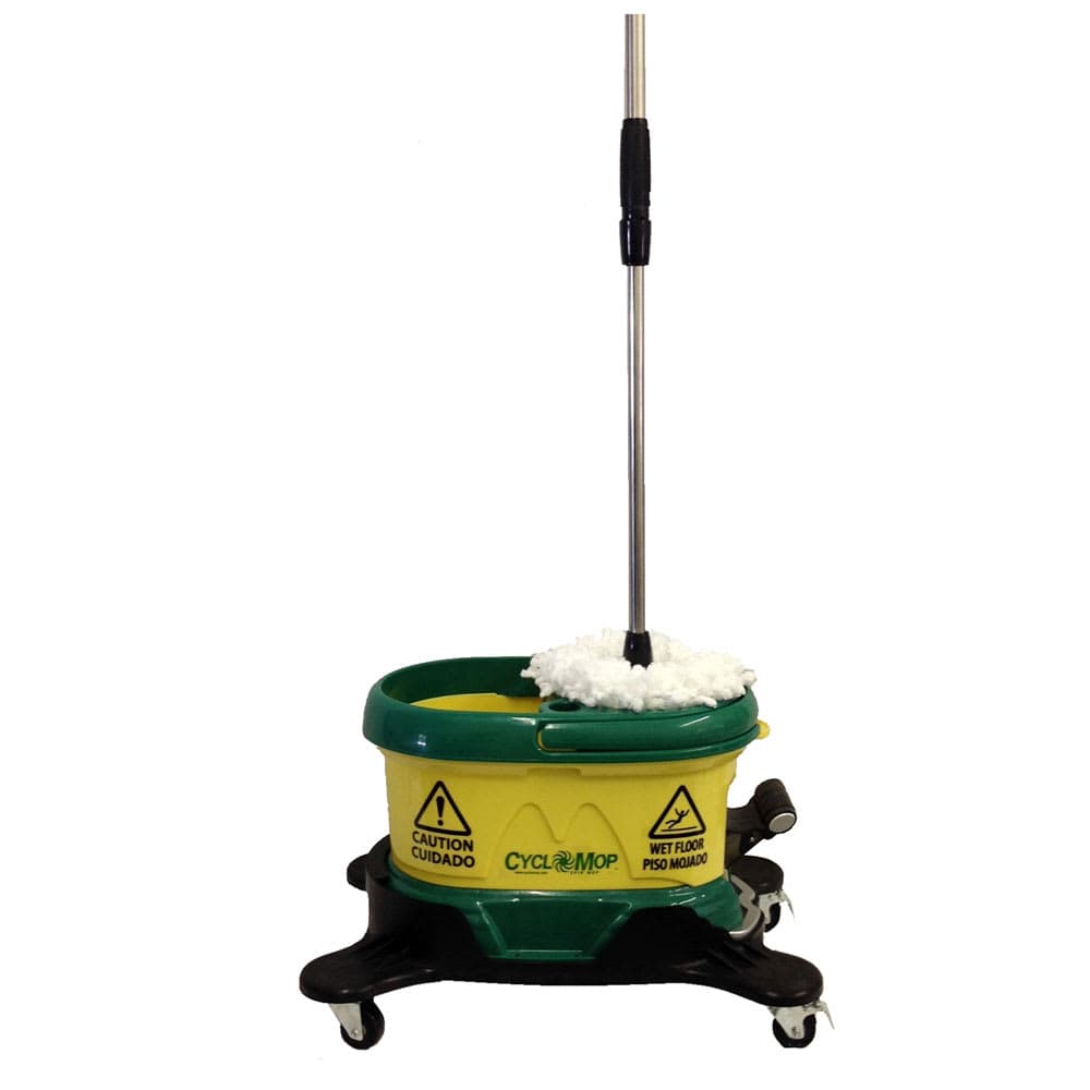 Bissell CM500D-GRN Cyclo Mop™ w/ Dolly & Accessories, Yellow