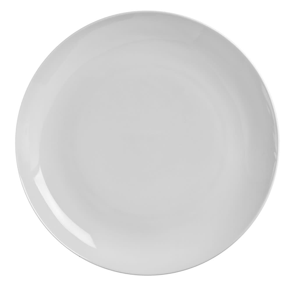 10 Strawberry Street 8 3/4" Round Classic Lunch Plate - Porcelain, White (CP0002)