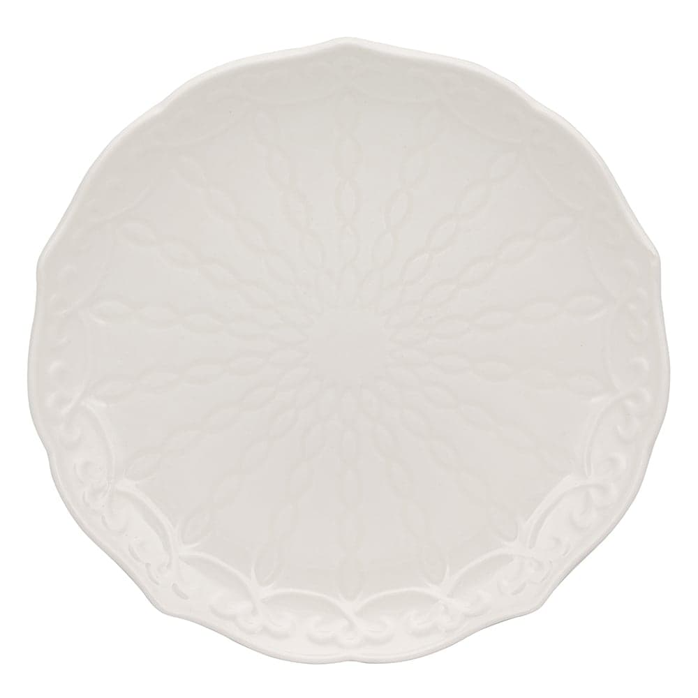10 Strawberry Street 6" Round Ever Bread & Butter Plate - Bone China, White (EVER-0005)