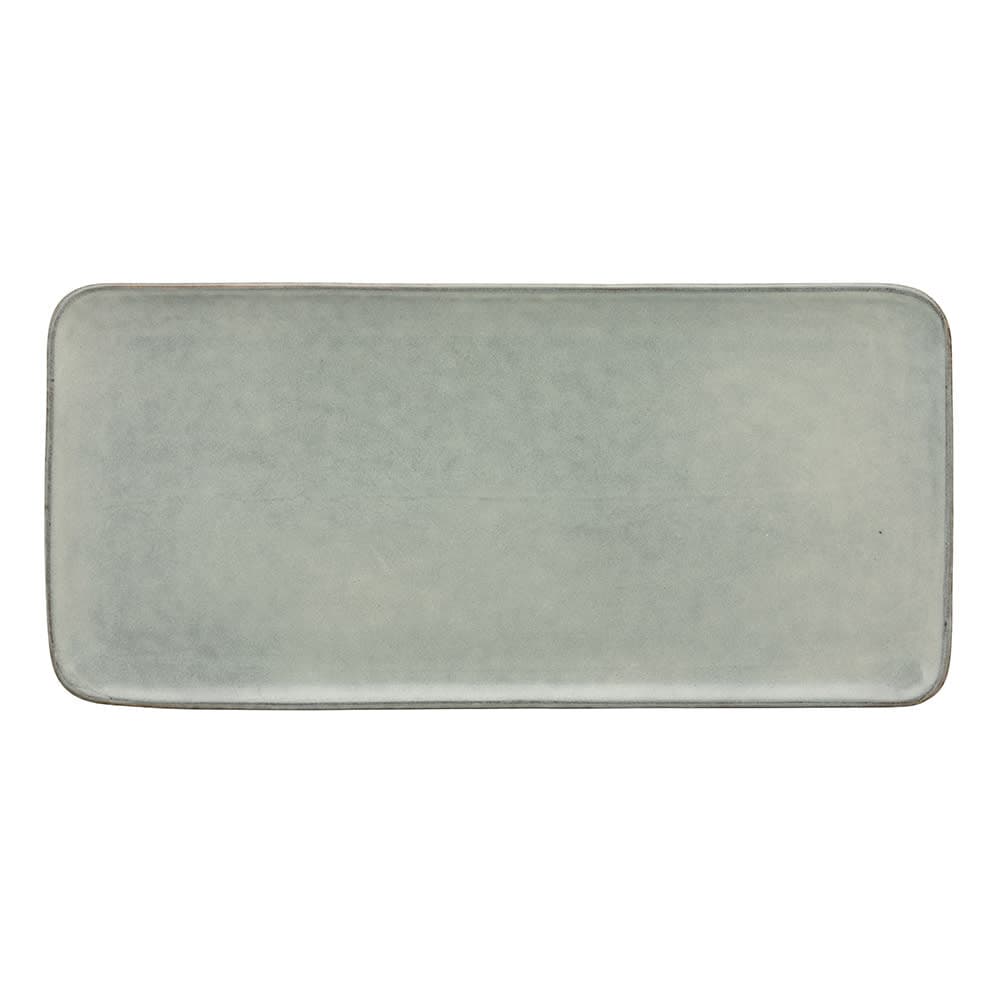 10 Strawberry Street 13" x 6" Rectangular Firenza Platter - Porcelain, Blue (FRZ-13-REC-BLU)
