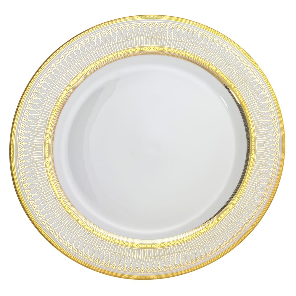 10 Strawberry Street 6" Round Bread & Butter Plate - Porcelain, Iriana Gold Line (IRIANA-5GLD)
