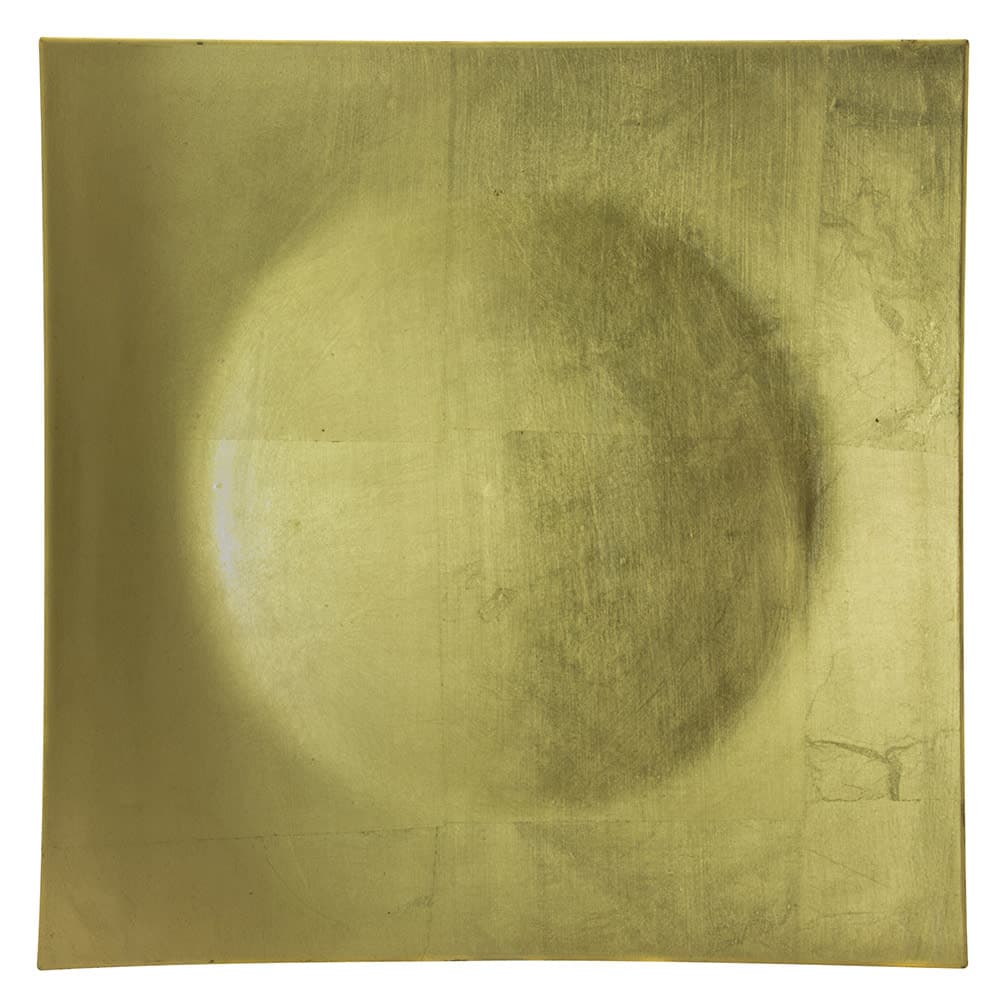 10 Strawberry Street 12" Square Charger Plate - Acrylic, Lacquer Gold (LAG-12SQ)