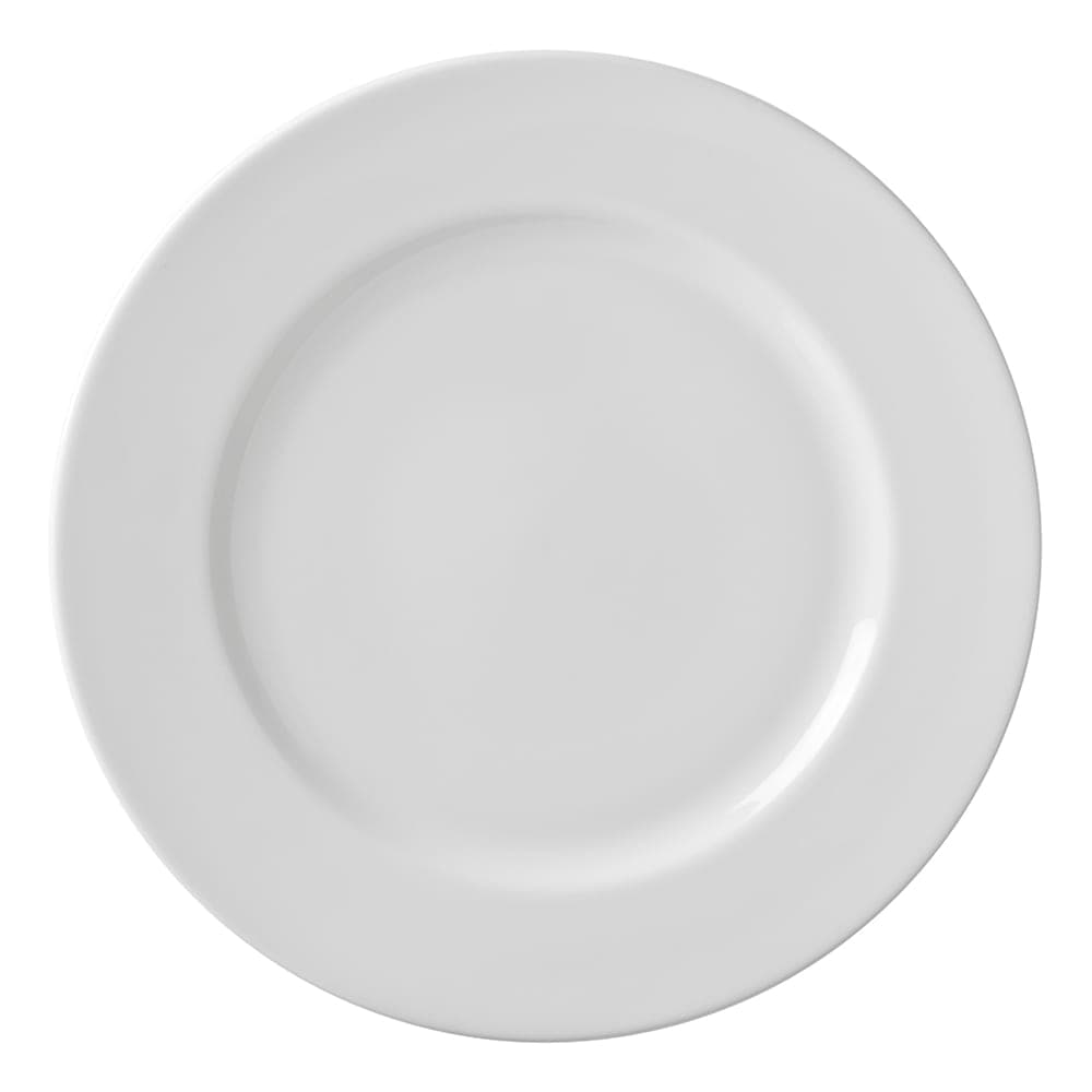 10 Strawberry Street 12 1/4" Round Charger Plate - Porcelain, Classic White (RB0024)