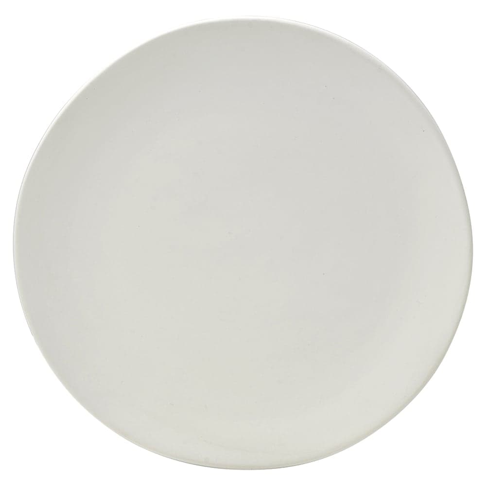 10 Strawberry Street 12 3/4" Round Matte Wave Charger Plate - Ceramic, White (RPPLE-WHTCHRGR)