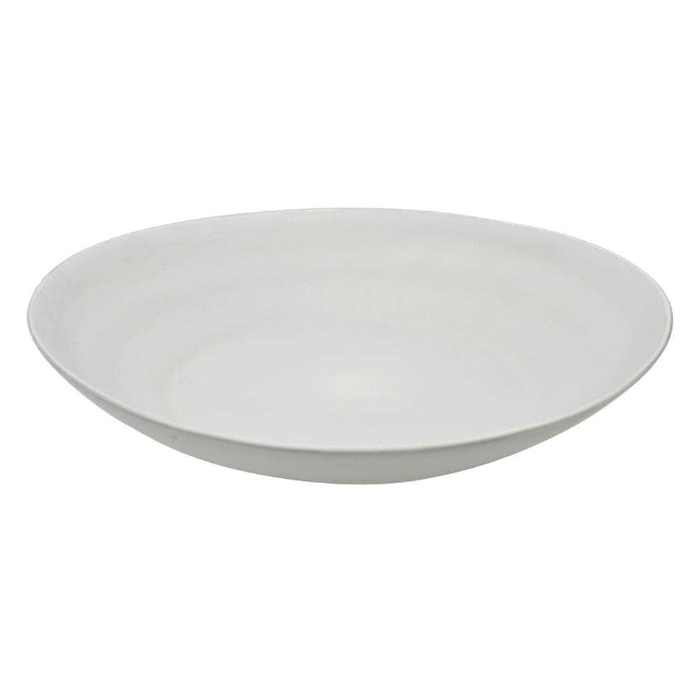 10 Strawberry Street 9 3/4" Round Matte Wave Pasta Plate - Ceramic, White (RPPLE-WHTPSTA)