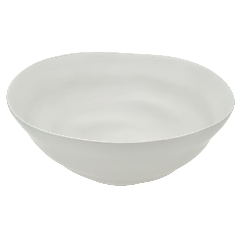 10 Strawberry Street 80 oz Round Matte Wave Serving Bowl - Ceramic, White (RPPLE-WHTSRVBWL)