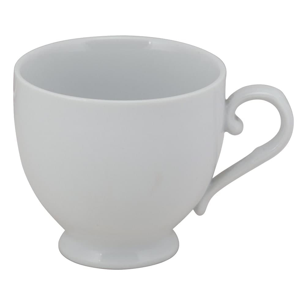 10 Strawberry Street 8 oz Royal White Teacup, Porcelain (RW0010-C)