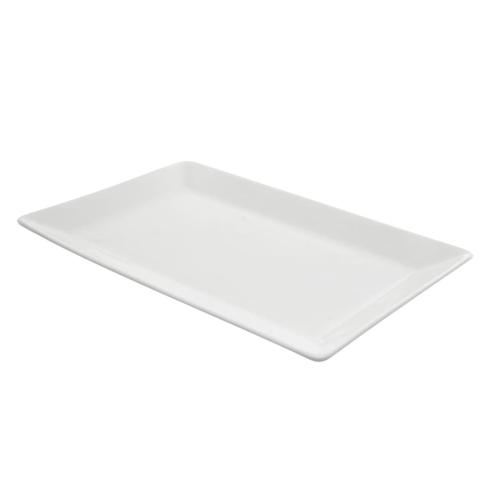 10 Strawberry Street 10 7/8" x 7" Rectangular Whittier Platter - Porcelain, White (WEL-11REC)