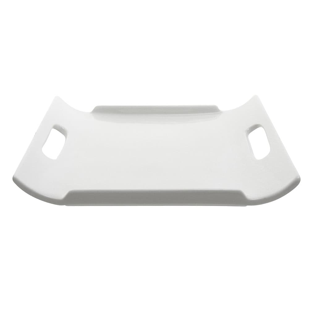 10 Strawberry Street 10" x 9" Rectangular Whittier Platter - Porcelain, White (WTR-10-9RECHNDL)