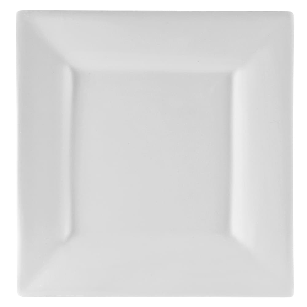 10 Strawberry Street 11 5/8" Square Charger Plate - Porcelain, White (WTR-12SQ)