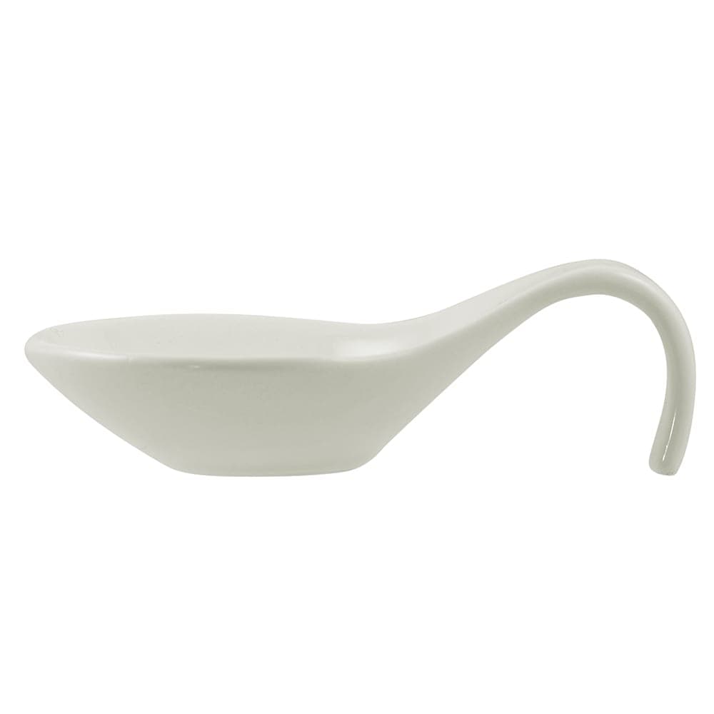 10 Strawberry Street 1 oz Whittier Tapas Spoon - Porcelain, White (WTR-4TAPASPOON)
