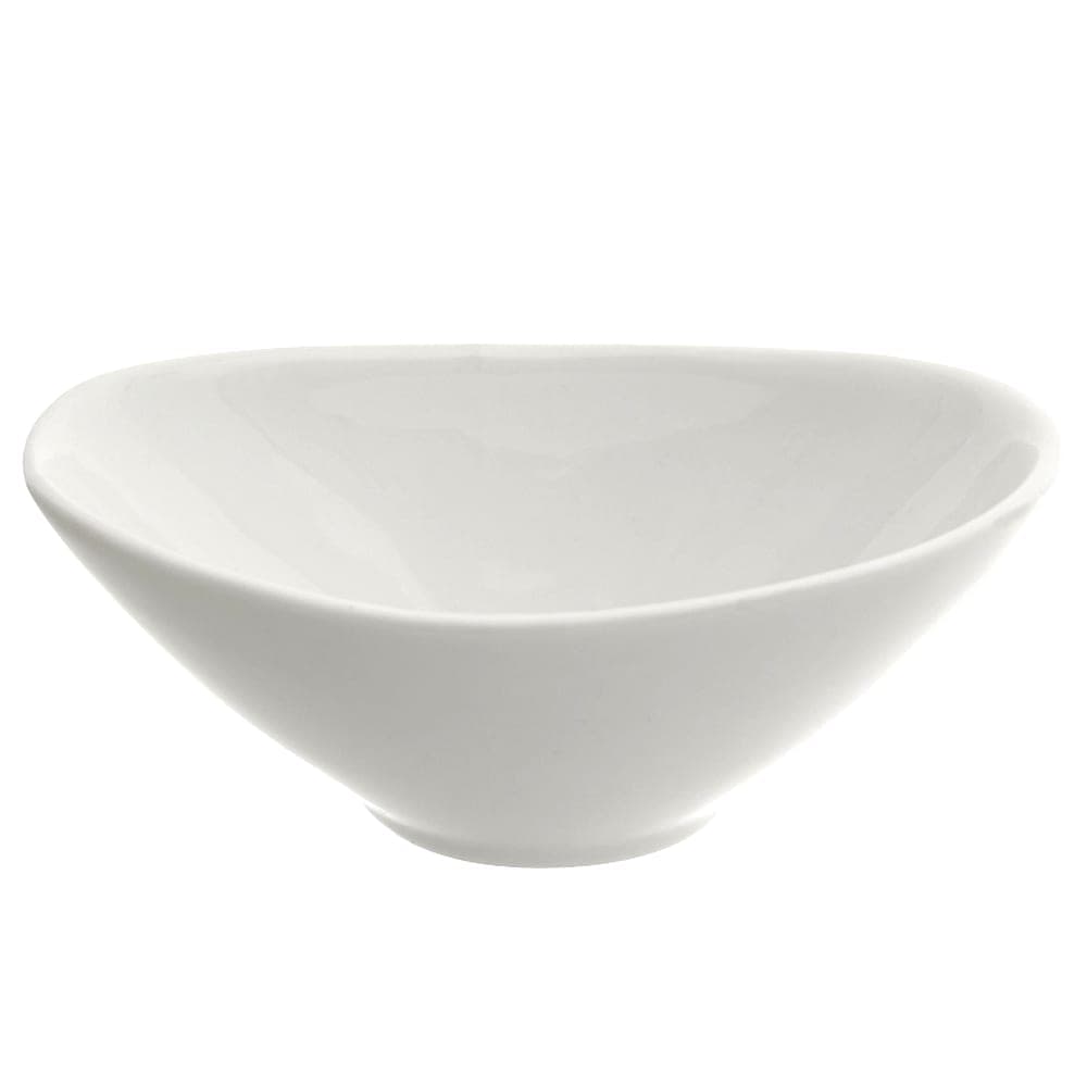 10 Strawberry Street 4 oz Oval Bowl - Porcelain, White (WTR-5DPOVLBWL)
