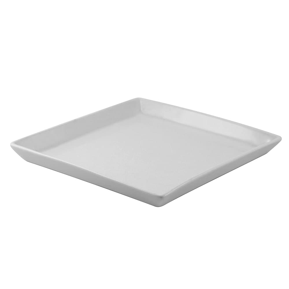10 Strawberry Street 6 3/8" Square Plate - Porcelain, White (WTR-6SQDSH)