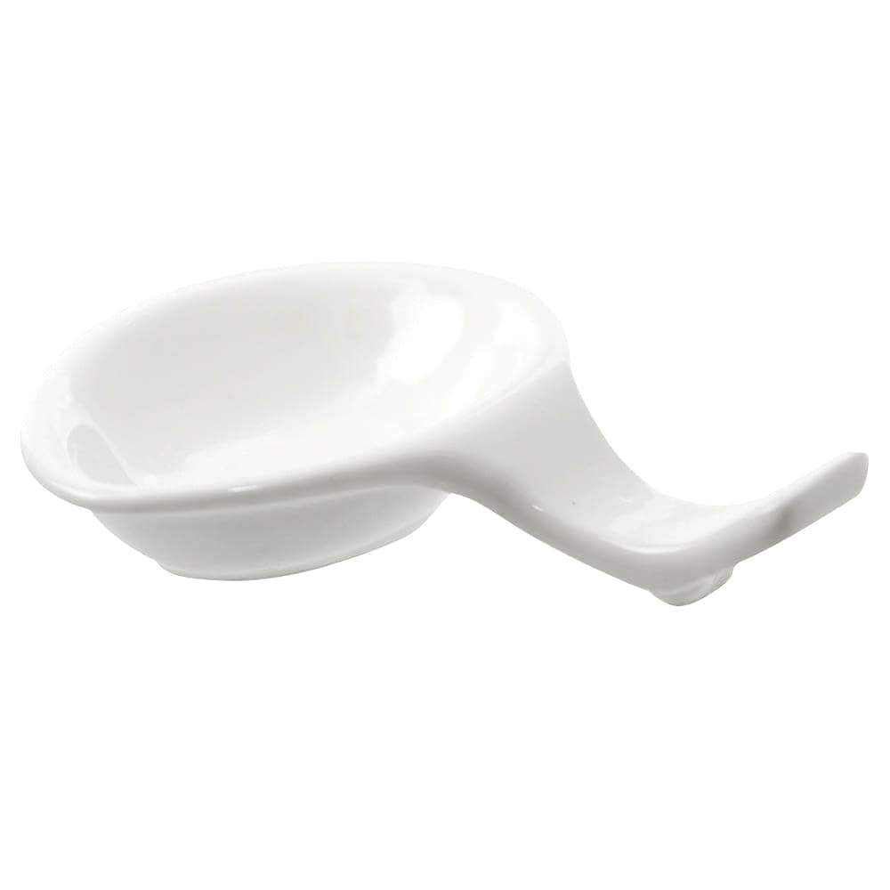 10 Strawberry Street 4 3/4" Whittier Small Spoon - Porcelain, White (WTR-SMSPOON)