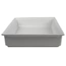 Bugambilia 2 1/2"D Half Size Food Pan - Resin Coated Aluminum, White (CIH1/2-WW) thumbnail 2