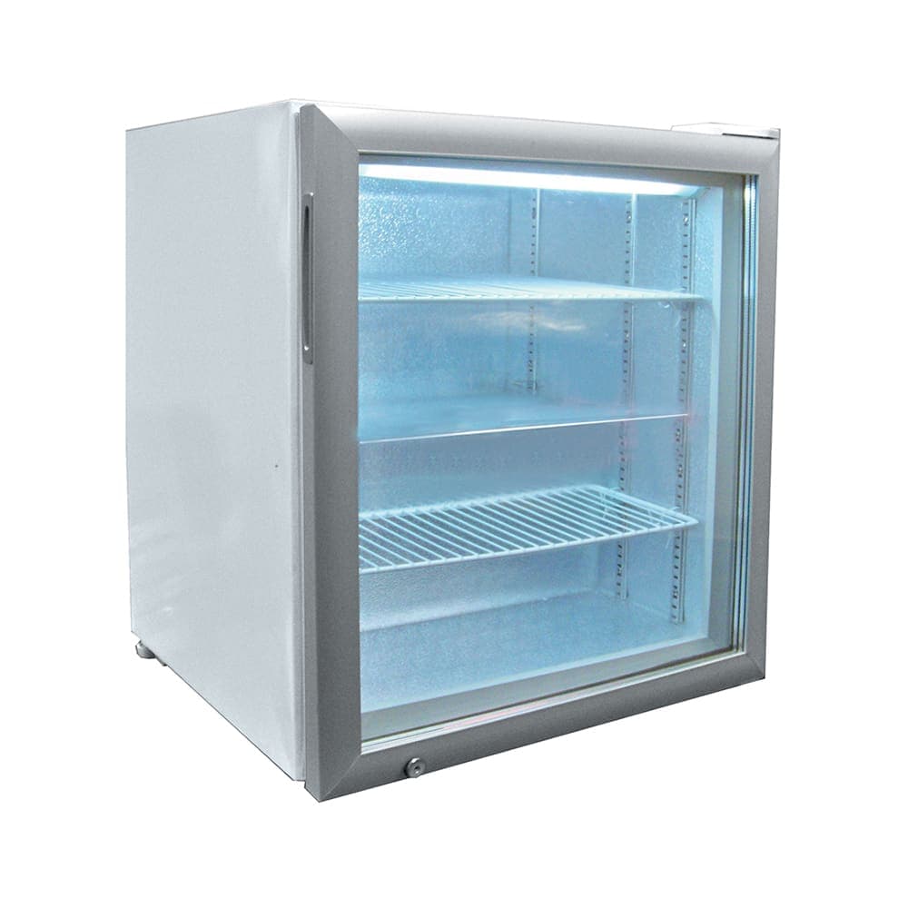Excellence Industries 24" One Section Display Freezer w/ Swing Door - Rear Mount Compressor, White, 115v (CTF-3HC)