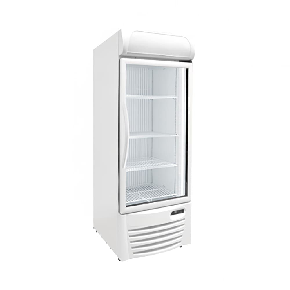 Excellence Industries 26 1/2" One Section Display Freezer w/ Swing Door - Bottom Mount Compressor, White, 115v (GDF-13)