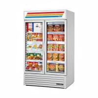 Excellence Industries 46 1/2" Two Section Display Freezer w/ Swing Doors - Bottom Mount Compressor, White, 115v (GDF-43) thumbnail 3