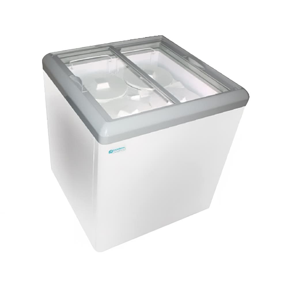 Excellence Industries 70 1/2" Dual Temperature Dipping Cabinet w/ 7 Basket Capacity - White, 115v (HB-20HCD)