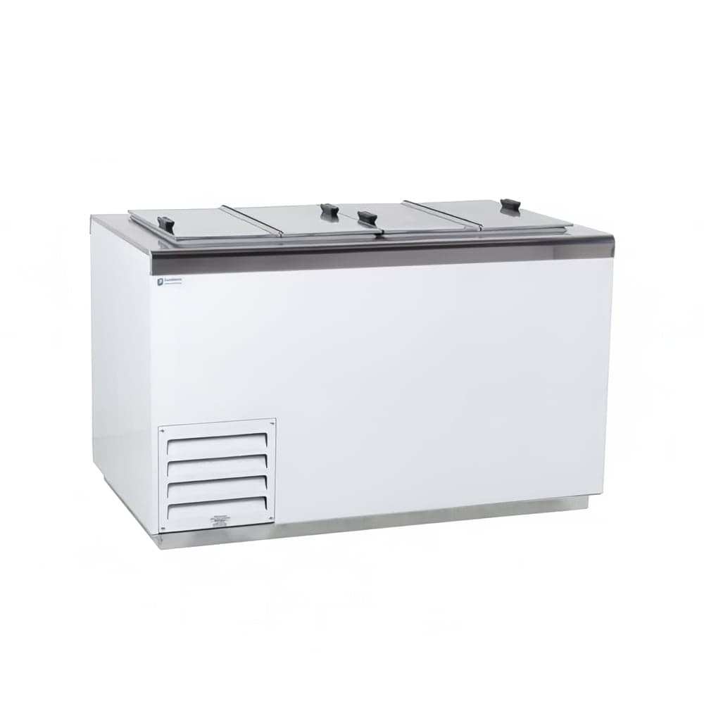 Excellence Industries 54 1/4" Stand Alone Ice Cream Dipping Cabinet w/ 21 Tub Capacity - White, 115v (HFF-8HC)
