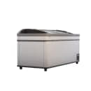 Excellence Industries 83" Stand Alone Ice Cream Island Merchandiser - White, 115v (HR-21) thumbnail 4