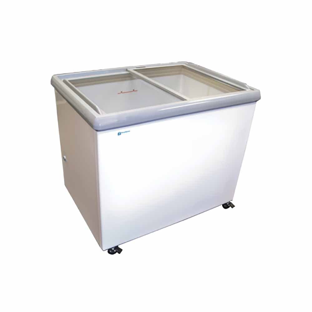 Excellence Industries 44 1/4" Dual Temperature Ice Cream Freezer - White, 115v (SPOT-6HC)
