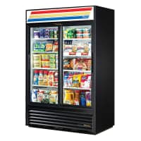 Excellence Industries 51" VR Series Two Section Glass Door Merchandiser - (2) Sliding Doors, Black, 115v (VR-45SLD) thumbnail 2