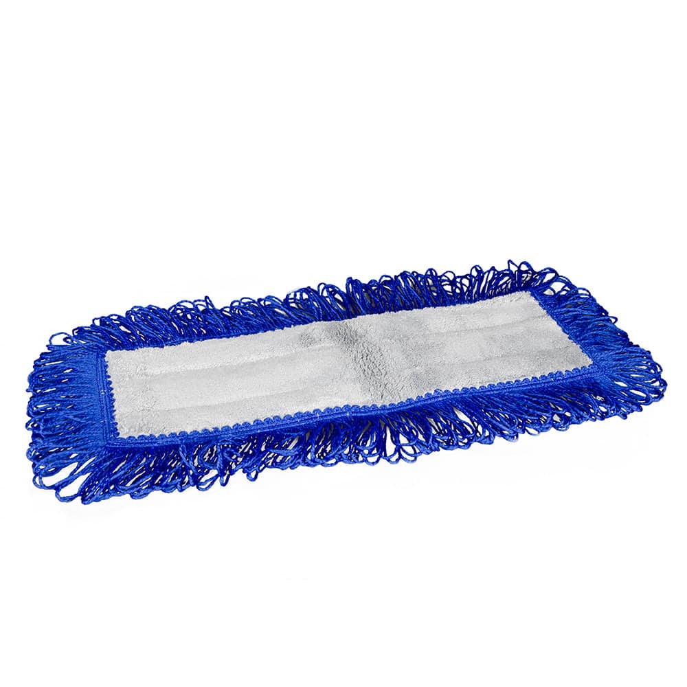 Clean Up 18" Pocket Dust Mop Head Only - Gray/Navy w/ Orange Canvas Back (MFDM18OR)