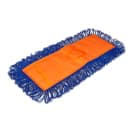 Clean Up 18" Pocket Dust Mop Head Only - Gray/Navy w/ Orange Canvas Back (MFDM18OR) thumbnail 3