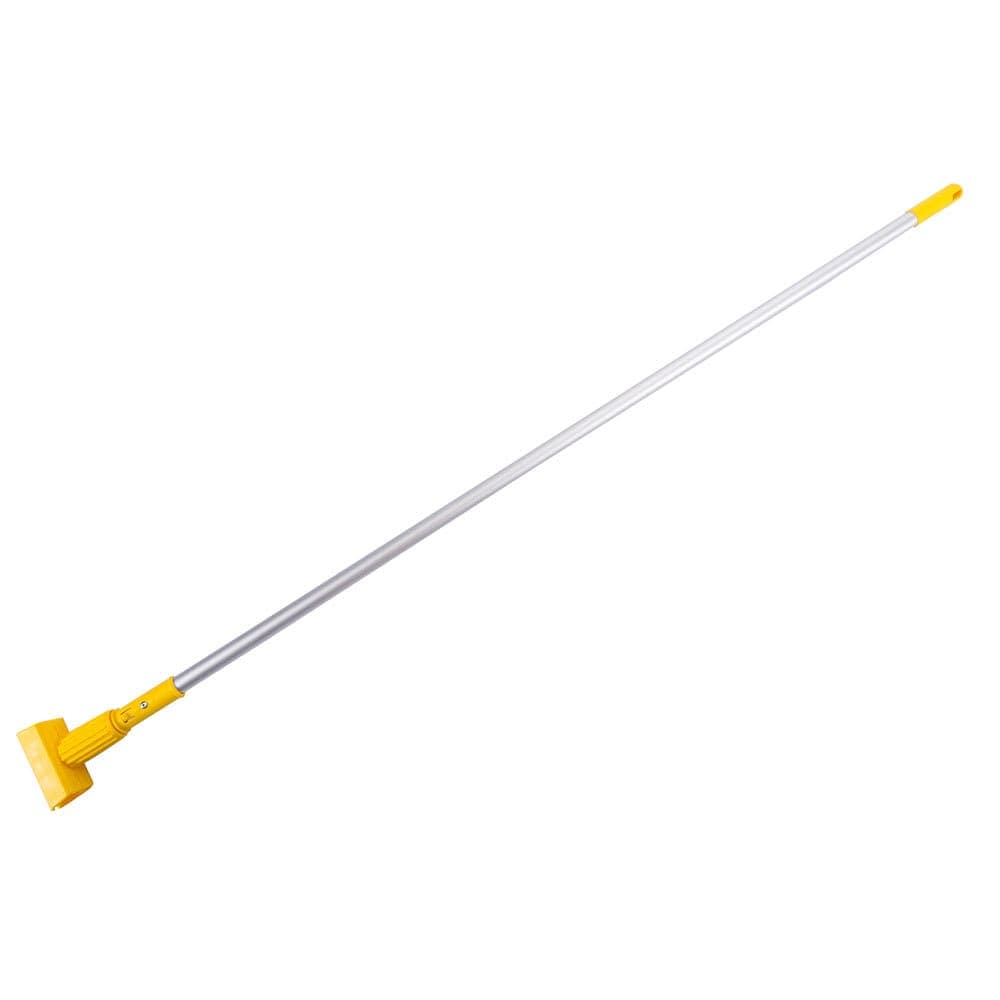 Clean Up 62" Gripper Wet Mop Handle - Plastic Jaws, Aluminum Handle (MFHANJAW)