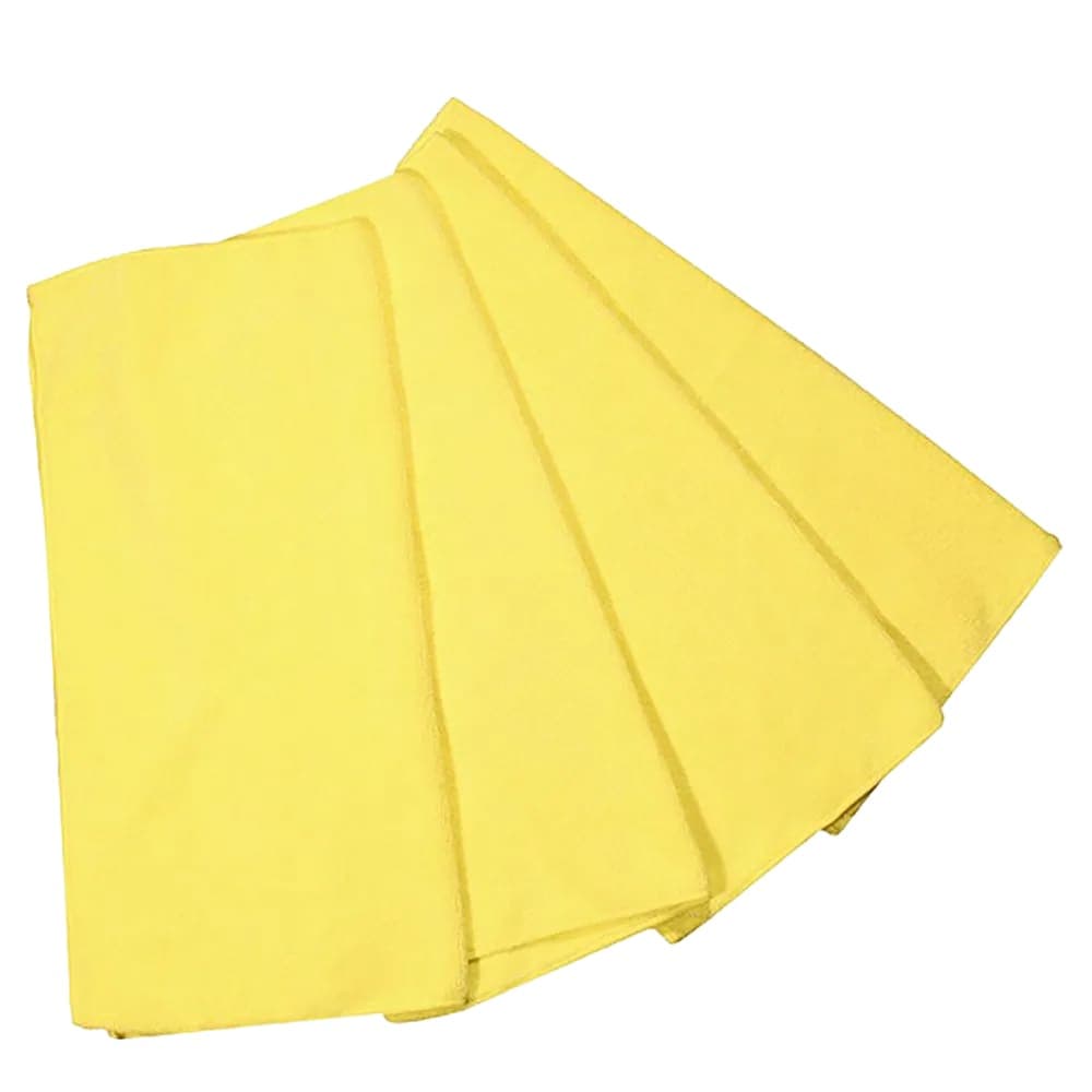 Clean Up 12" Square Multi-Purpose Towel - Microfiber, Yellow (MFMP12YL)